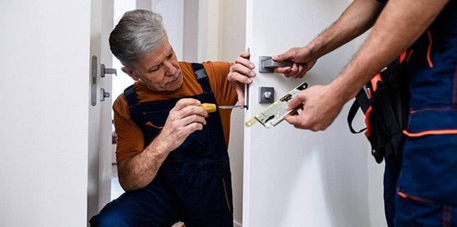 Illustration : dépannage en serrurerie